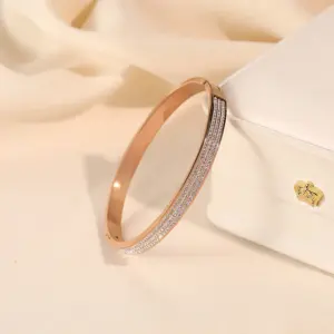 30 B-E-3 Rose Gold 3 Gang Drill Bracelet
