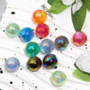 Wholesale 16mm translucent, finely shimmering galaxy beads, stylish and simple cat's eye beaded bracelet