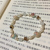 Wholesale Shoushan Stone Pearl Beaded Bracelet for Girls 2024 New Fashionable High-end Light Luxury Niche Exquisite BFF Hand