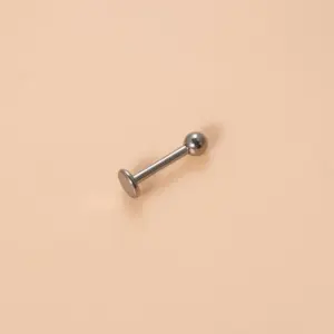 lip stud-Silver / 8mm
