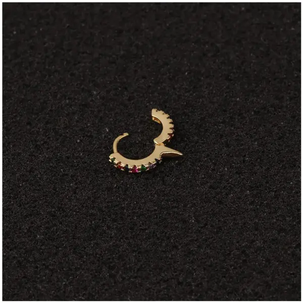 Lady U Shape Copper Earrings