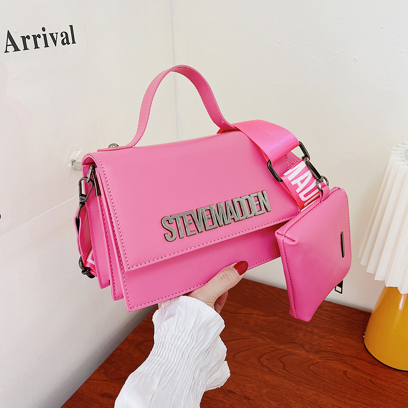 Wholesale Cross-Border New Foreign Trade Women's Bags, Fashionable Letter-Shaped Small Square Bags, Handbags, Shoulder Crossbody Bags, Women's Bags
