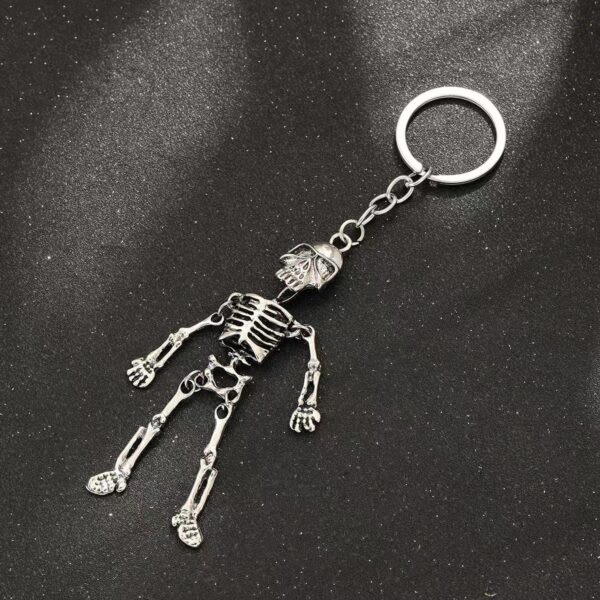 oly-486a4e6bb247cdbdbb0f995770799773 Wholesale New European and American cross-border hot Halloween titanium steel skull personality necklace retro men's hip-hop alloy pendant