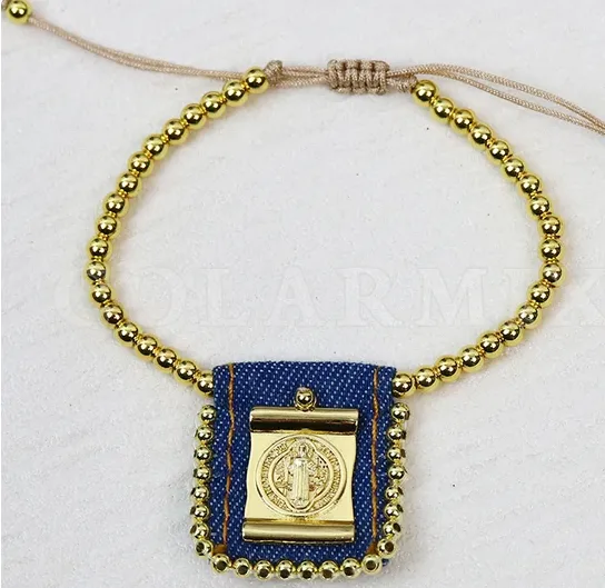 Wholesale Copper Elegant Vintage Style Beaded Plating Inlay Geometric Zircon Bracelets