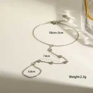 Steel Color White Diamond