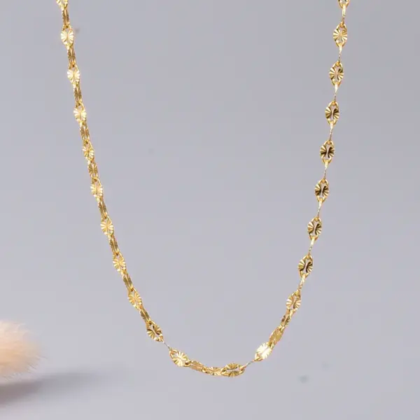 PVD Coated Real Gold Plated 18K Gold Heart 304 Stainless Steel Titanium Steel Waterproof Non Tarnish 304 Stainless Steel Titanium Steel Necklace