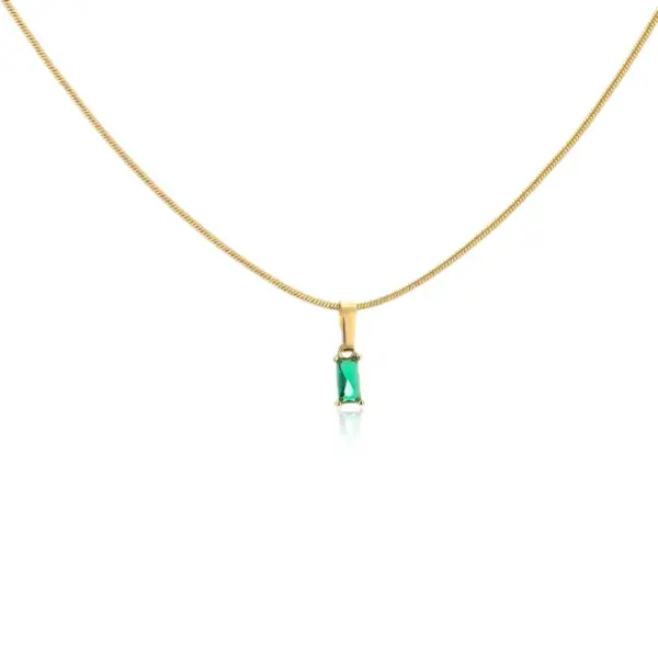 Wholesale Simple Style Geometric Copper 18K Gold Plated Necklace