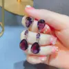 Wholesale New Moissan Diamond Drop Earrings Female Fashion Colorful Diamond Copper Earrings