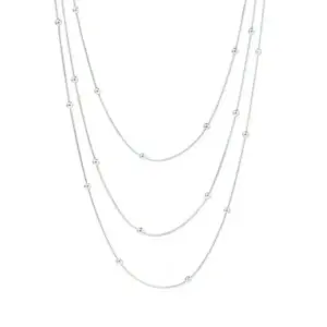 Three-Layer Steel Ball Necklace