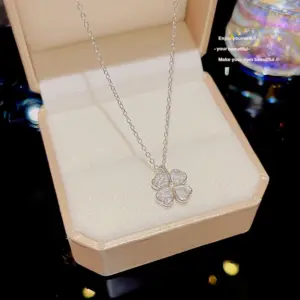 X641 Silver Titanium Steel Necklace