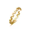 PVD Coated 18K Gold Real Gold Plated Geometric 304 Stainless Steel Simple Style Waterproof Non Tarnish Rings