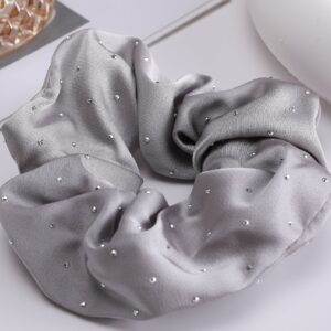 Hot drilling large intestine hair ring gray