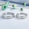 Electroplating Platinum Plated Heart Copper Plating Rings