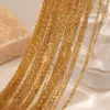 Wholesale Ion Plating (IP) 18K Gold Plated Chain 304 Stainless Steel Simple Style Waterproof Non Tarnish 304 Stainless Steel Necklace