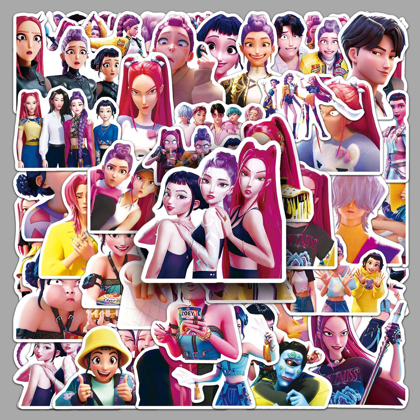 Wholesale Animated Movie Waterproof Decorative Notebook Stickers OLY Exclusive