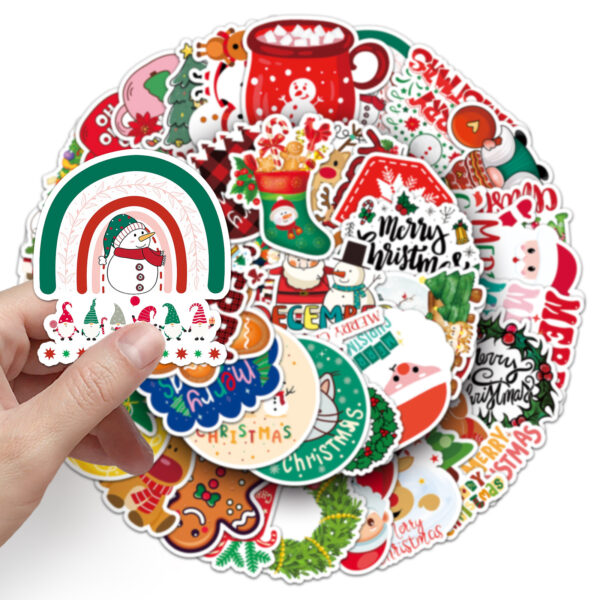 Wholesale 50pcs/pack Christmas graffiti stickers