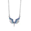 Wholesale 304 Stainless Steel Copper Wings Pendant Necklace