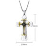 oly-48f83f148df309aaa60122aad2924330 Wholesale e-commerce sply retro men's pendant necklace pure steel chain jewelry