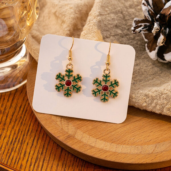 oly-490148815ae9f7e8ac1645ab98e114e0 Wholesale Candy Cane Bell Elk Earrings