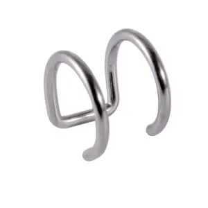 Steel Double-Layer Ear Clip 1.2x8mm
