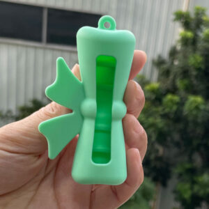 Protective case / Mint green bow