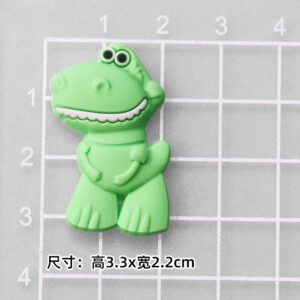 Soft glue: green dinosaur [3.2*2cm small]