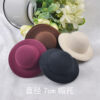Wholesale Brushed Top Hat Hairpin Jewelry Naked Hat 7cm Hair Accessories Hat Embryo Yiwu Wholesale Decorations