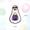 Wholesale 30pcs/pack Halloween ghost acrylic Flatback accessories DIY jewelry pendant material