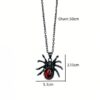 oly-4932c346f342d3b05c8c6f32f5fb9560 Wholesale Gothic Punk Red Crystal Cute Pendant Necklace Factory Direct