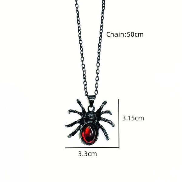 oly-4932c346f342d3b05c8c6f32f5fb9560 Wholesale Gothic Punk Red Crystal Cute Pendant Necklace Factory Direct