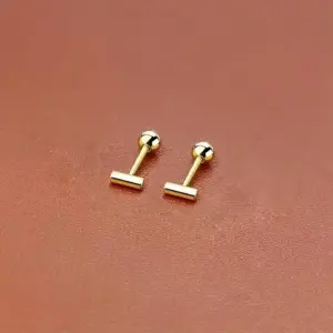 Gold / 6mm Pair