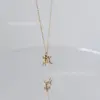 Wholesale PVD Coated Real Gold Plated 18K Gold 304 Stainless Steel Simple Style Waterproof Non Tarnish 304 Stainless Steel Necklace