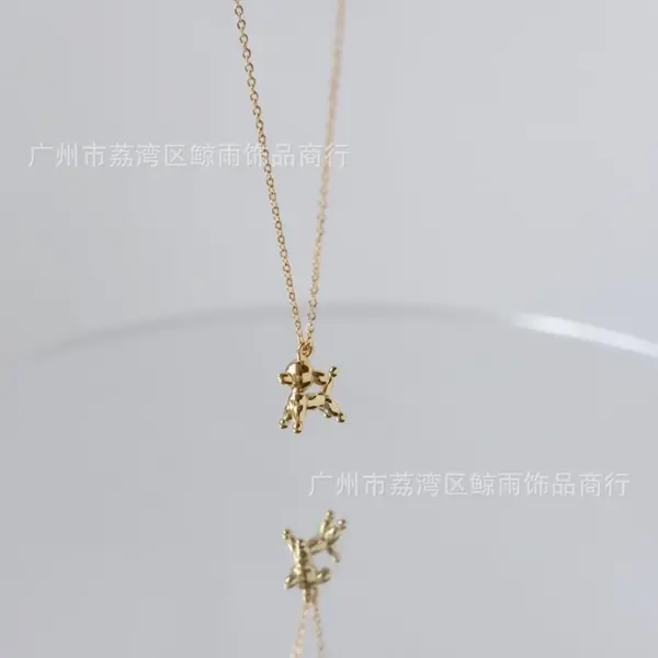 Wholesale PVD Coated Real Gold Plated 18K Gold 304 Stainless Steel Simple Style Waterproof Non Tarnish 304 Stainless Steel Necklace