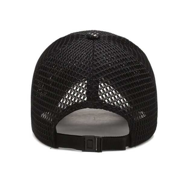 Wholesale Hat Men's Summer 2025 New Gauze Sun Visor Trendy Fishing Baseball Mesh Hat Breathable Peaked Cap for Women