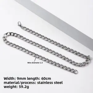 Steel 9.0mm Wide / Length 60cm