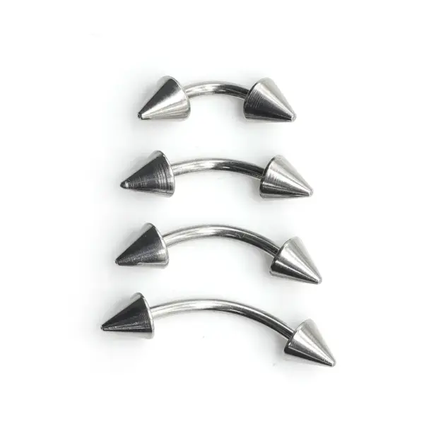 Geometric Pattern 303 Stainless Steel Titanium Steel Ear Nose Piercing Jewelry Vacuum Gold Plated Body Art Decoration U-shaped Fashion Accessories