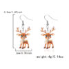 Wholesale Christmas Cartoon Reindeer Acrylic Earrings
