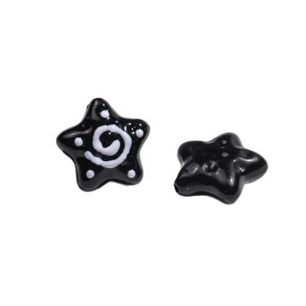 Wholesale Cartoon starfish perforated beads