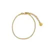Wholesale PVD Coated Real Gold Plated Geometric 316 Stainless Steel Fashion Waterproof Non Tarnish Bracelets