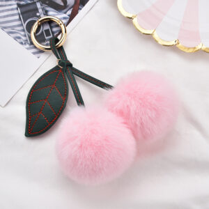 Pink / Cherry Keychain