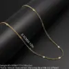 Wholesale Jewelry Simple Style Solid Color 304 Stainless Steel Gold Plated Necklace