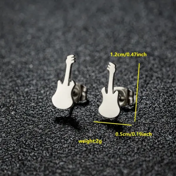 Wholesale PVD Coated 18K Gold Real Gold Plated Solid Color 304 Stainless Steel Simple Style Classic Style Waterproof Non Tarnish Ear Studs