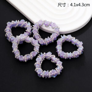 Love butterfly flower ball-purple