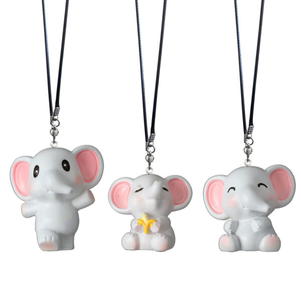 Wholesale Cute elephant car rearview mirror decorative pendant