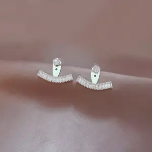 A116 Silver [Copper Micro Inlay Silver Needle Real Gold Plating]]
