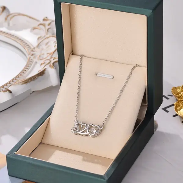 Real Gold Plated 304 Stainless Steel Electroplated Artificial Pearls Rhinestones Heart Shape Butterfly Fish Tail Waterproof Non Tarnish Inlay Fashion Necklace For Women'S