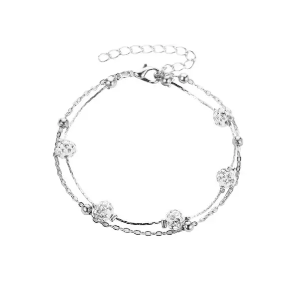 Wholesale Fashion Geometric Copper No Inlaid Women's Anklet