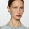 PVD Coated Real Gold Plated Butterfly 304 Stainless Steel Simple Style Classic Style Waterproof Non Tarnish Ear Studs