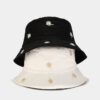 Wholesale Ins New Daisy Embroider Double-Sided Fisherman Hat Women's Autum Outdoor Sun Protection Hat Couple Sunshade Basin Hat