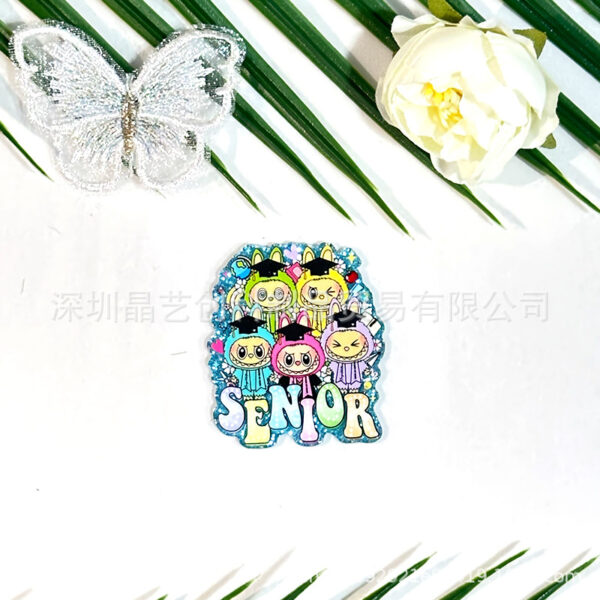 Wholesale 10pcs/pack Acrylic DIY Accessories & Jewelry Cartoon Series